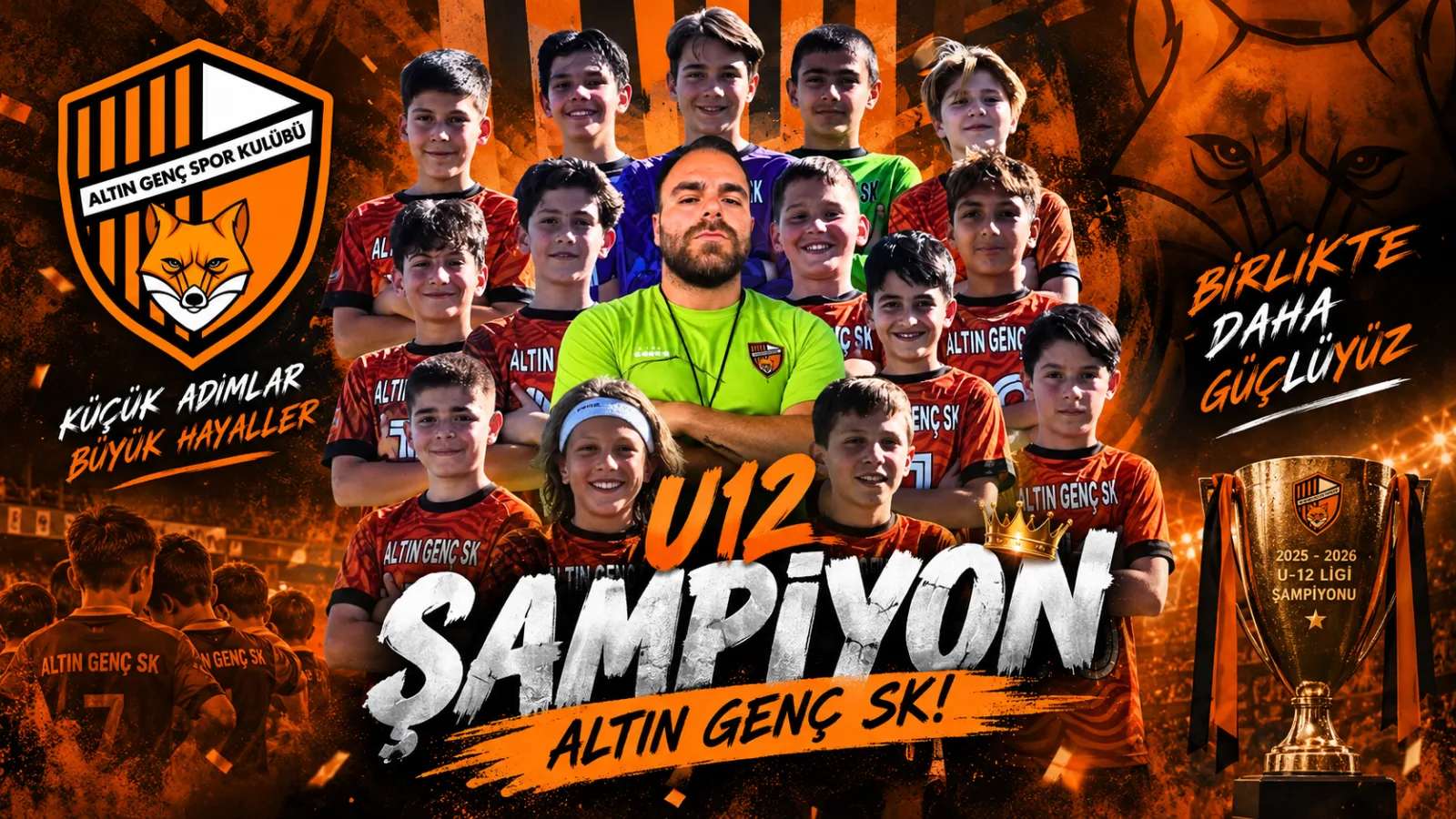 Altın Genç SK U12 Takımı Şampiyon!